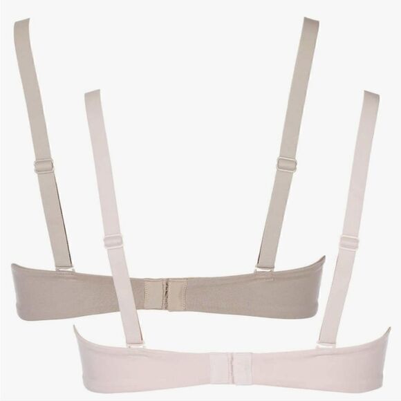 Calvin Klein 2 Pack Wirefree Bra,size S - Picture 3 of 8